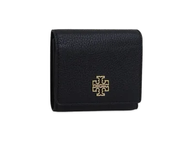TORY BURCH Britten Compact Wallet "Black"