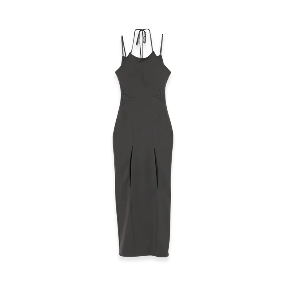ワンピース THEREDTHREAD script tank dress black ザレッドスレッド ワンピース/ドレス 人気アイテム通販(新品/中古