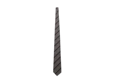 Yohji Yamamoto Pour Homme STRIPE JQ DERBY TIE C "Black"