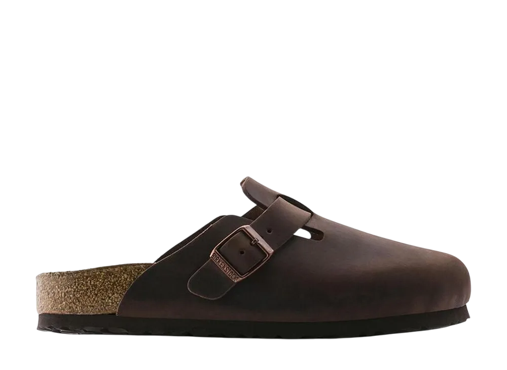 BIRKENSTOCK Boston Soft Footbed Oiled Leather "Habana"