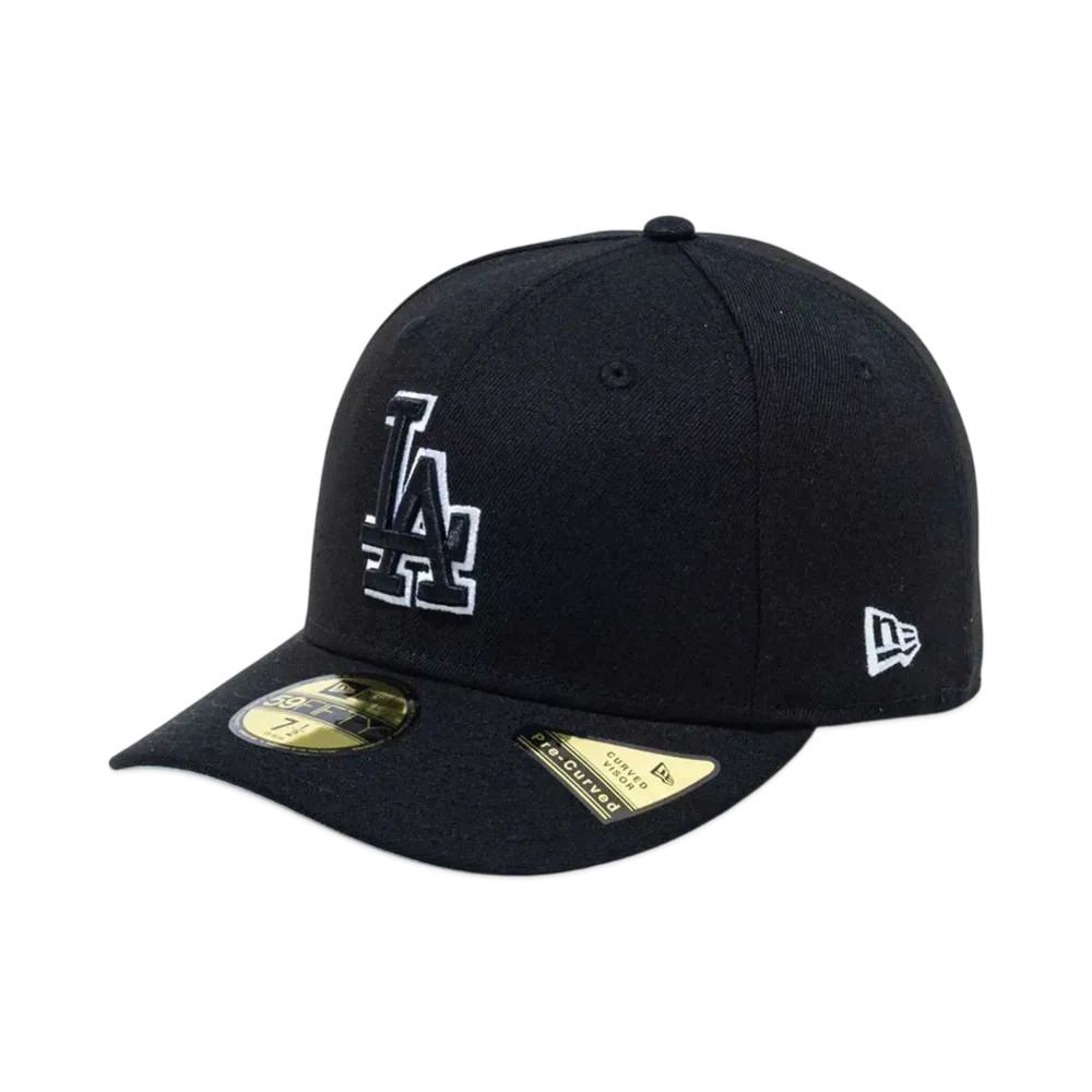 NEW ERA PC 59Fifty Black & White Los Angeles Dodgers "Black/White"