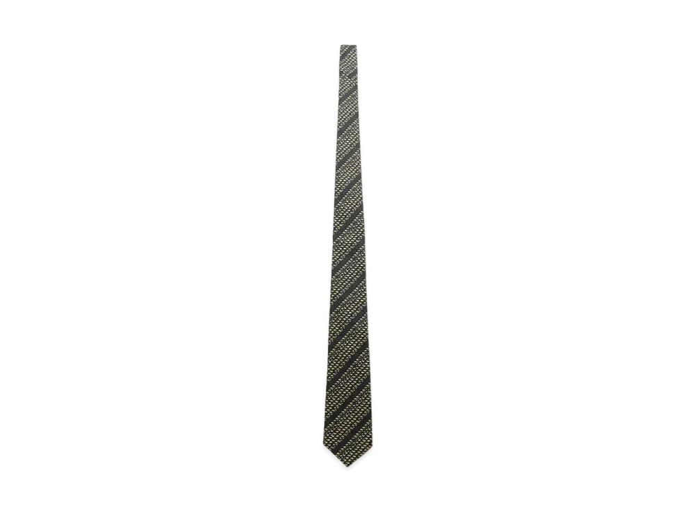 Yohji Yamamoto Pour Homme STRIPE JQ DERBY TIE C "Gray"