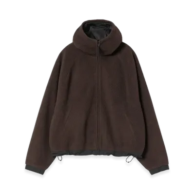 Carhartt WIP Women's Hooded Helix Fleece Jacket "Palisander/Black"