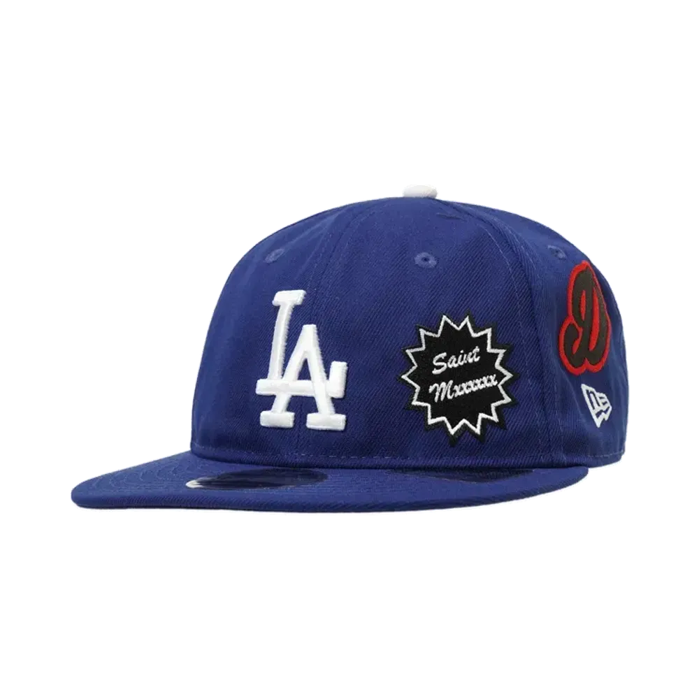 NEW ERA x SAINT Mxxxxxx x MLB Retro Crown 9Fifty Los Angeles Dodgers "Dark Royal"