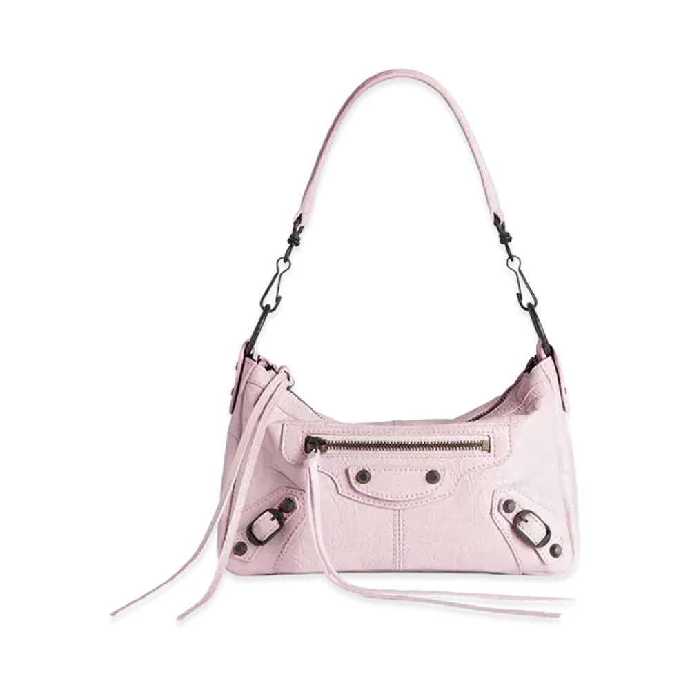 BALENCIAGA Women's Le City Moto Mini "Petal Pink"