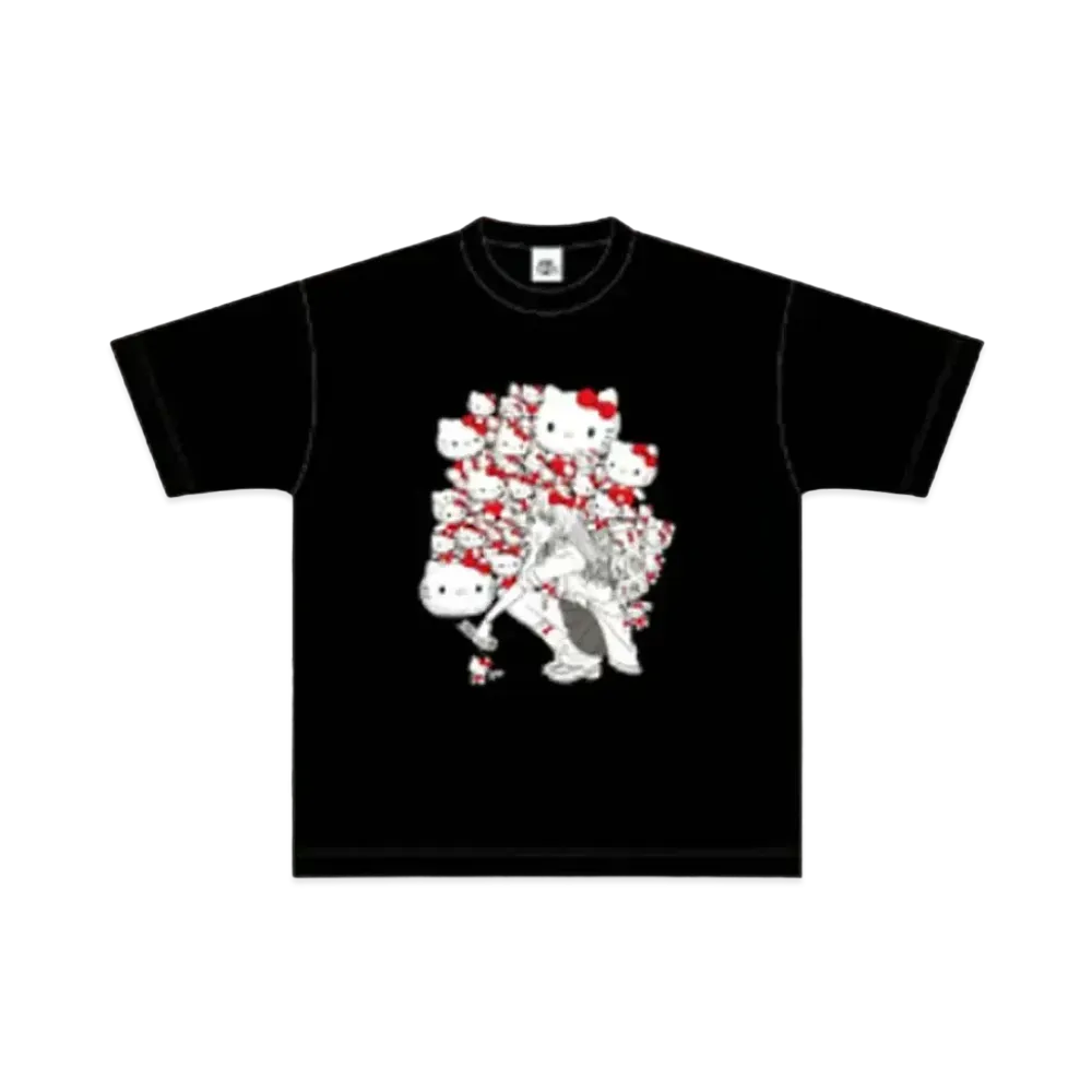 Sanrio x Junji Ito Gyal Tomie Rugged T-Shirt "Black"