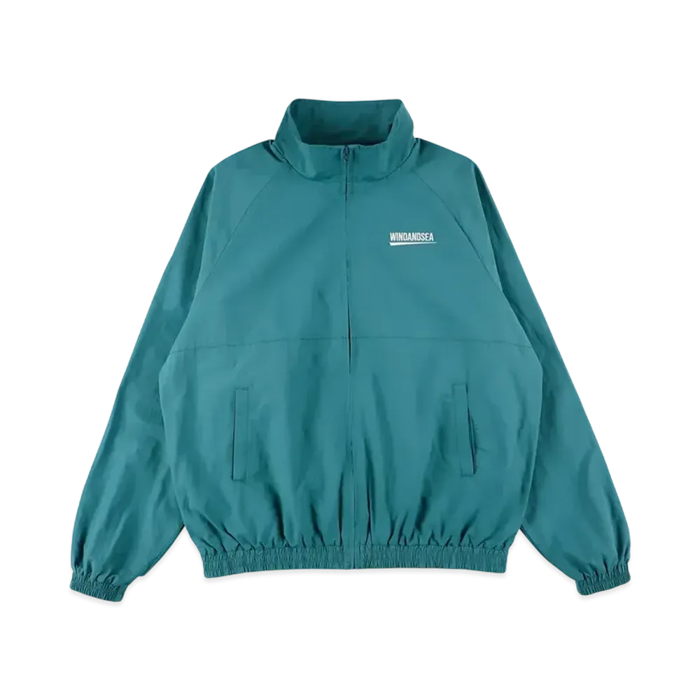 WIND AND SEA Fishnet Recycled Nylon Track Jacket "Sea_Foam"