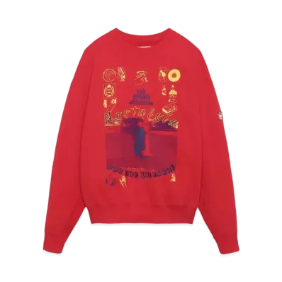 Cav Empt (C.E) NOSTALGIA CREW NECK "Red"