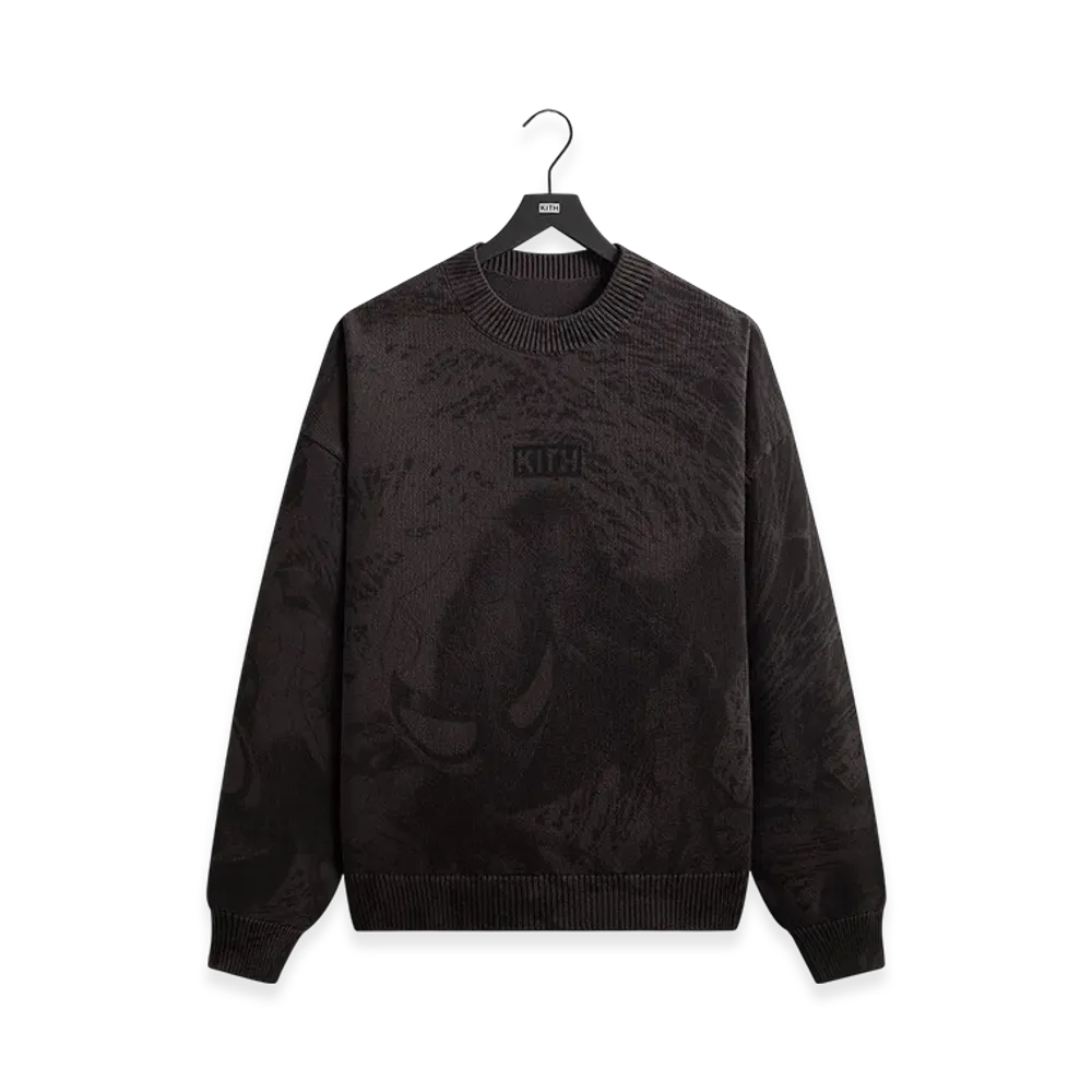 Kith x Marvel Spiderman Crewneck Sweater "Carbon"