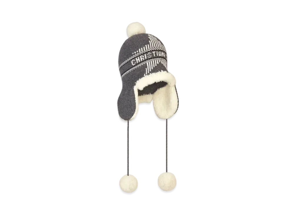 Dior DiorAlps Shapka Wool and Cashmere "Gray/White"