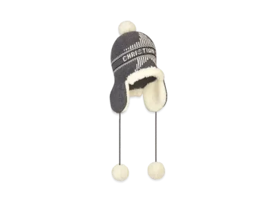 Dior DiorAlps Shapka Wool and Cashmere "Gray/White"