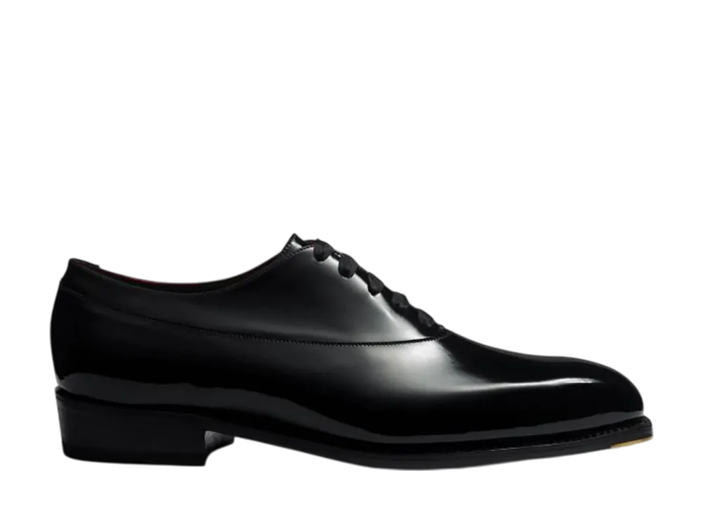 Opera De Paris x J.M.Weston Asymmetric Oxford #148 "Black Patent Calf"