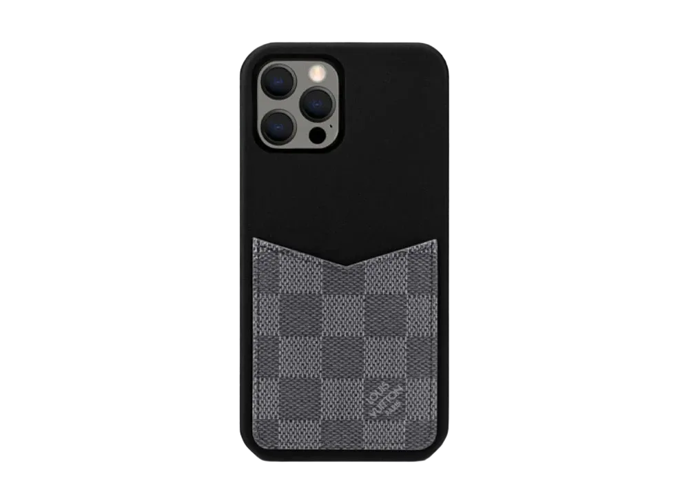 Louis Vuitton iPhone 12 Pro Max Bumper Damier Graphite