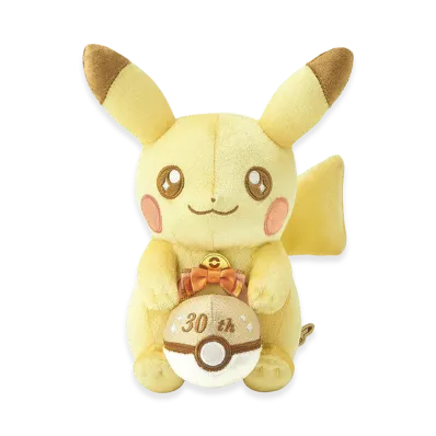 The Pokemon Company -Pokemon- 30th Anniversary Shiny Pikachu Plush