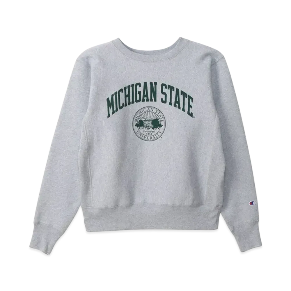 Champion Reverse Weave Crew Neck Sweatshirt 24FW "Oxford Gray"