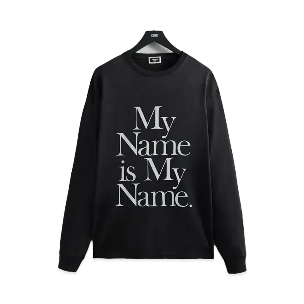 Kith x The Wire My Name Is My Name Vintage L/S Tee "Black"