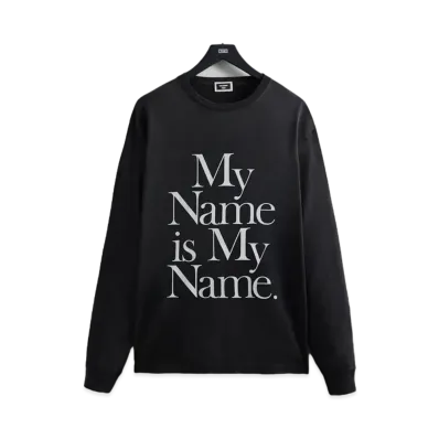 Kith x The Wire My Name Is My Name Vintage L/S Tee "Black"