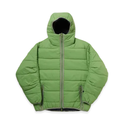 DAIWA PIER39 W'S Tech Reversible Climbers Puff Jacket "Green x Black"