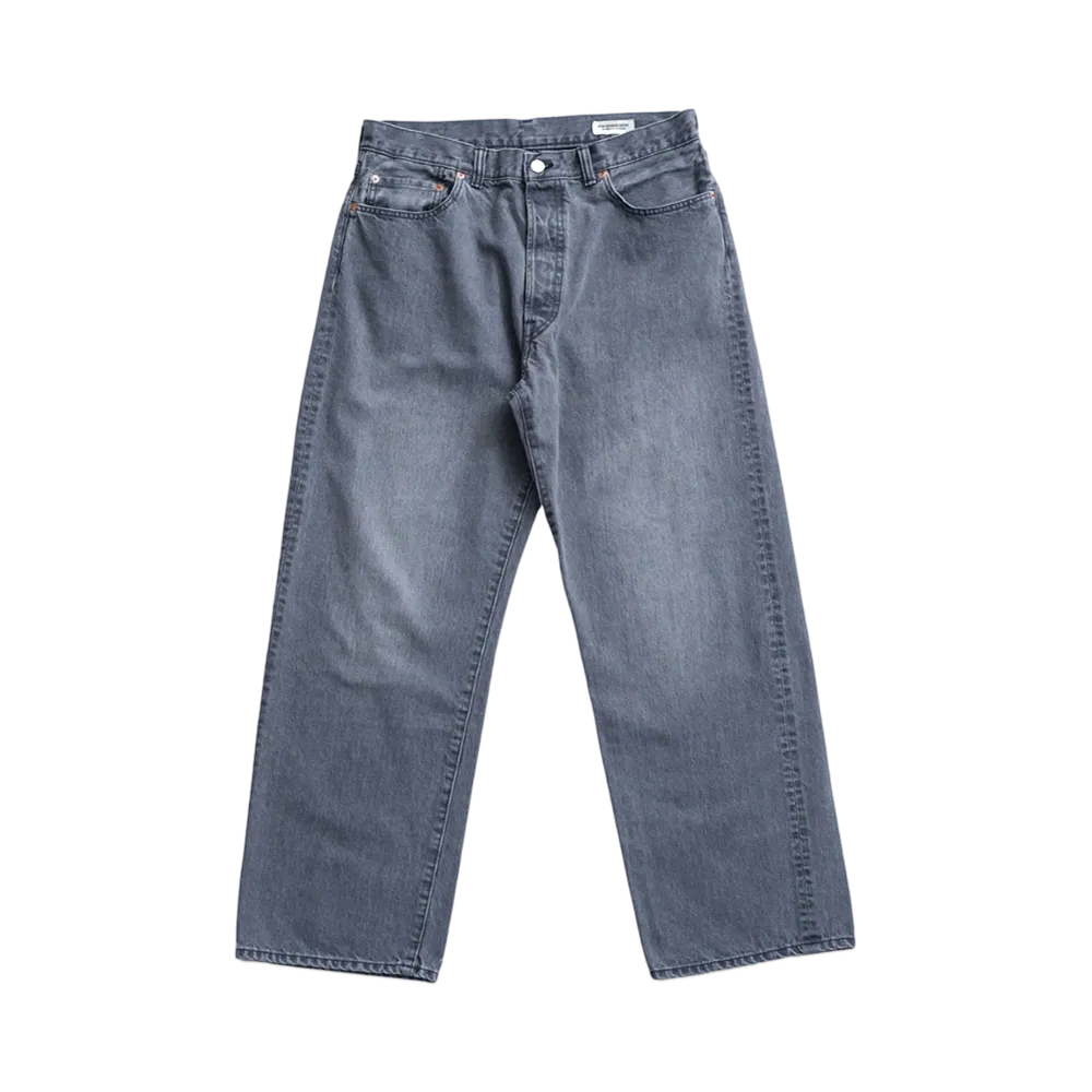 RHC Ron Herman Black Wide Denim "Gray"