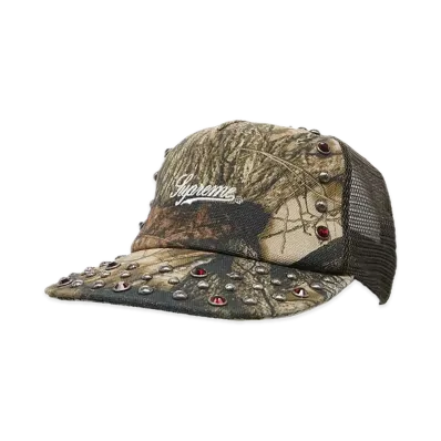 Supreme x B.B. Simon Studded Canvas 5-Panel "Camo"