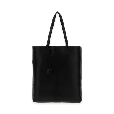 Saint Laurent Leather Shopping Bag "Black"