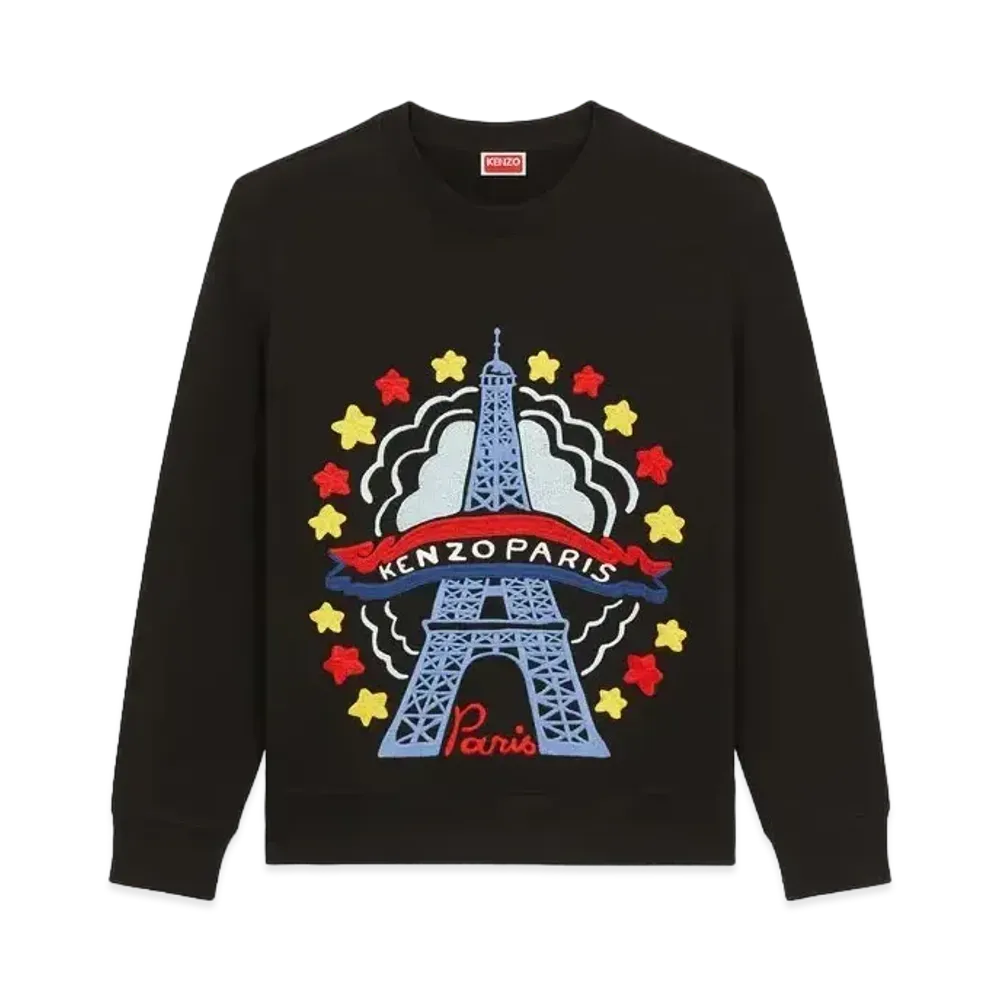 KENZO 'DRAWN VARSITY' Sweats "Black"