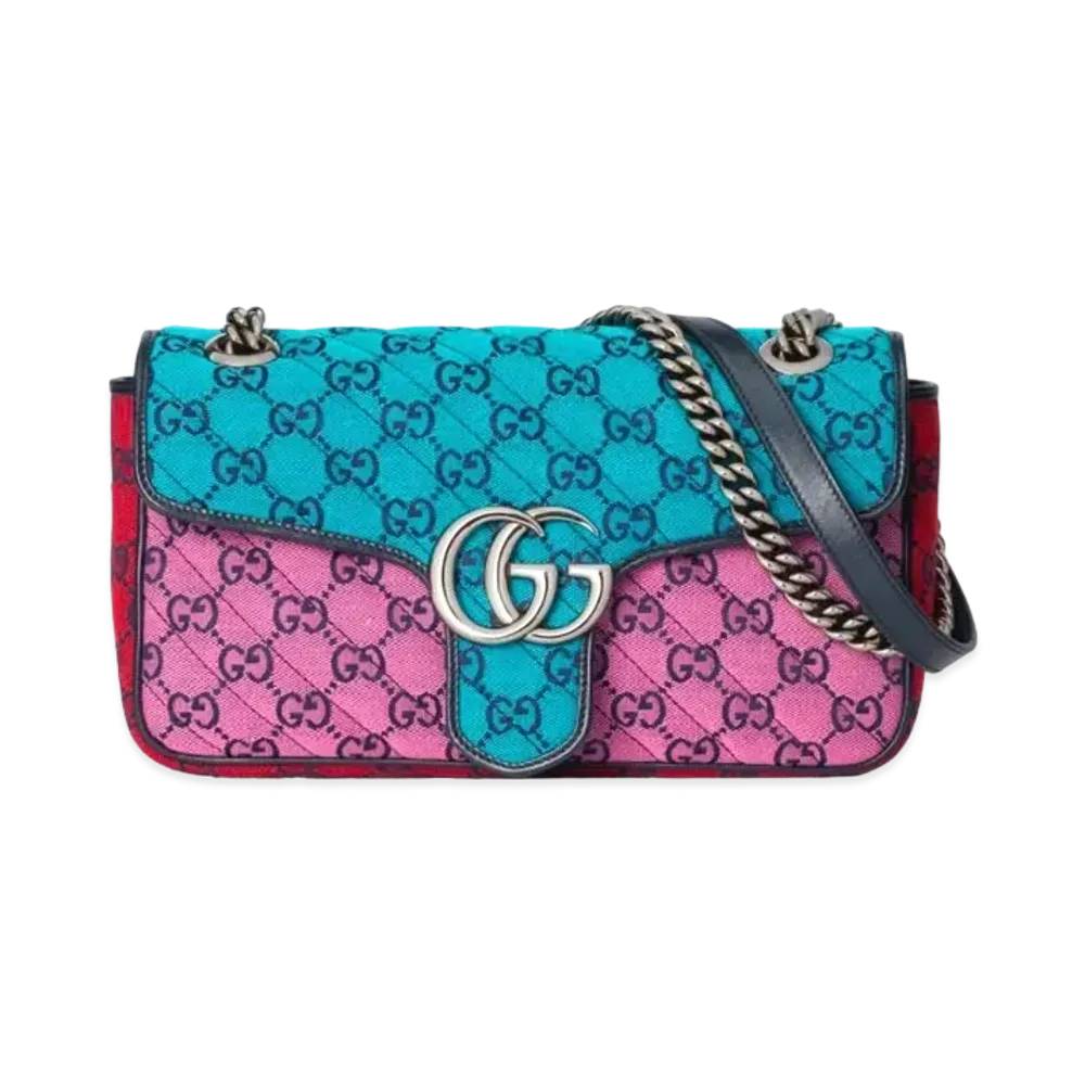 GUCCI GG Marmont Multicolor Small Shoulder Bag "Multicolour"