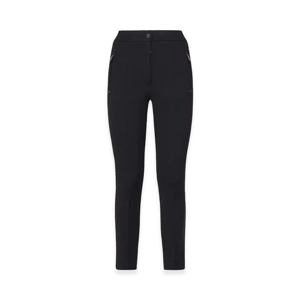 MONCLER Women's Slim Fit Trousers In Technical Fabric "Black"