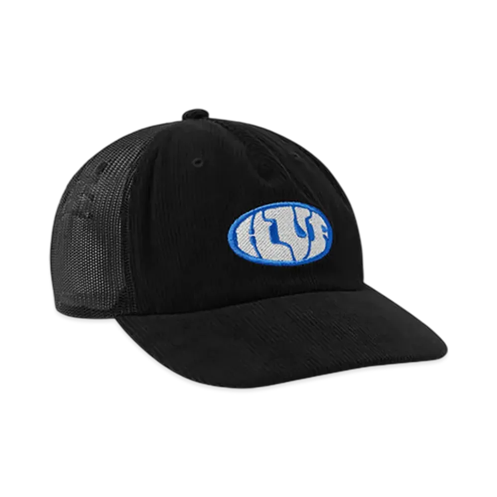 HUF WINTER 25 Warped Trucker Hat "Black"