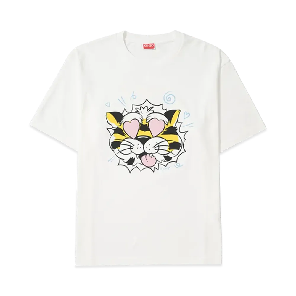 KENZO Wild Tiger Oversized T-Shirt "White"
