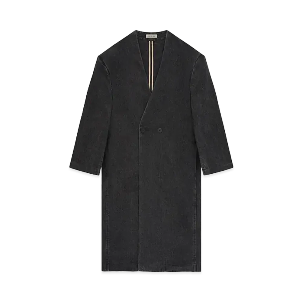 FEAR OF GOD ESSENTIALS Denim Duster "Vintage Black"