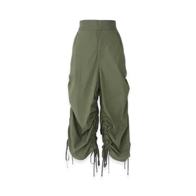HYSTERIC GLAMOUR Women's Side Gather Military Pants "Khaki"