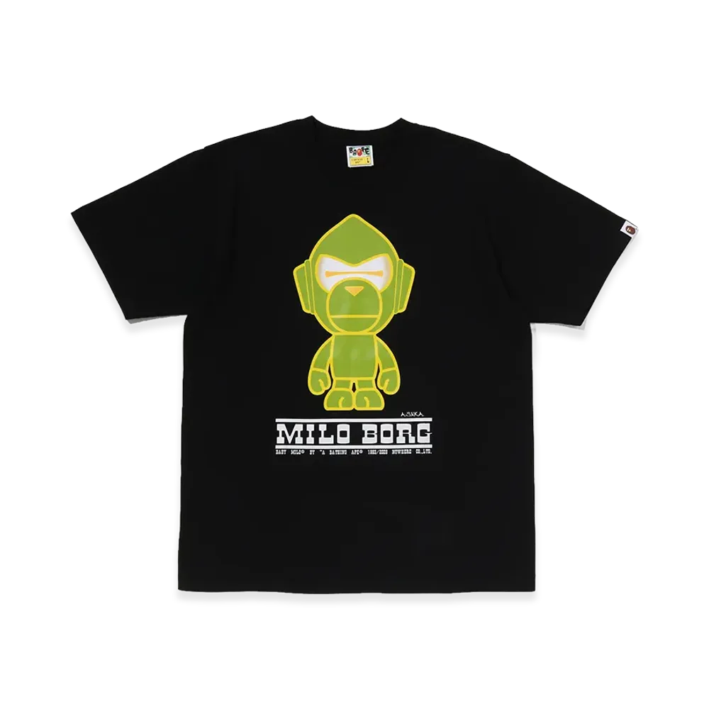 A BATHING APE Milo Borg Tee "Black"