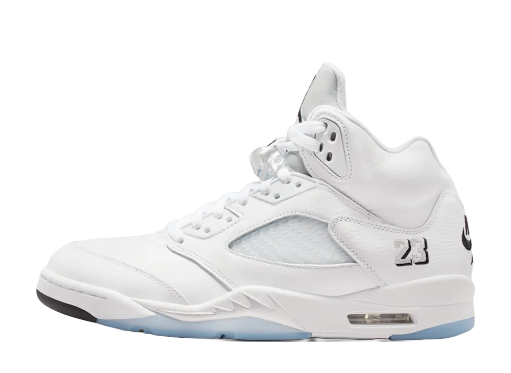 Nike Air Jordan 5 Retro “White/Metallic Silver”