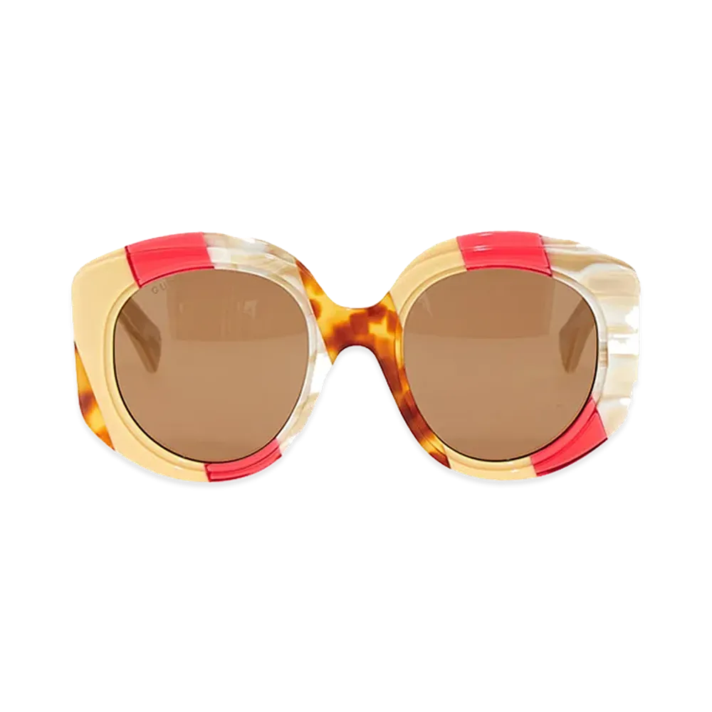 GUCCI Women's Tricolor Sunglasses "Multicolor"