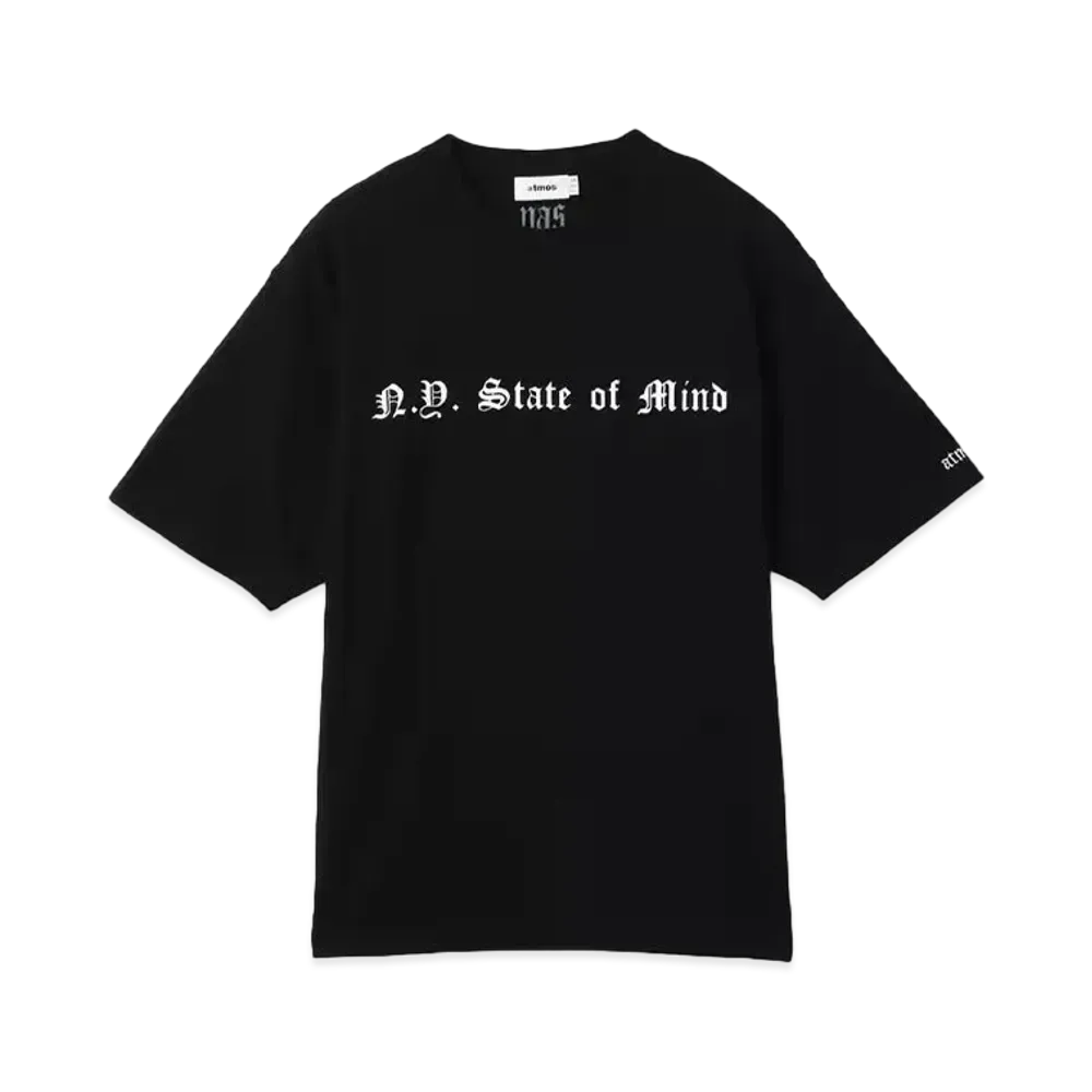 atmos x NAS N.Y. State of Mind T-shirt "Black"