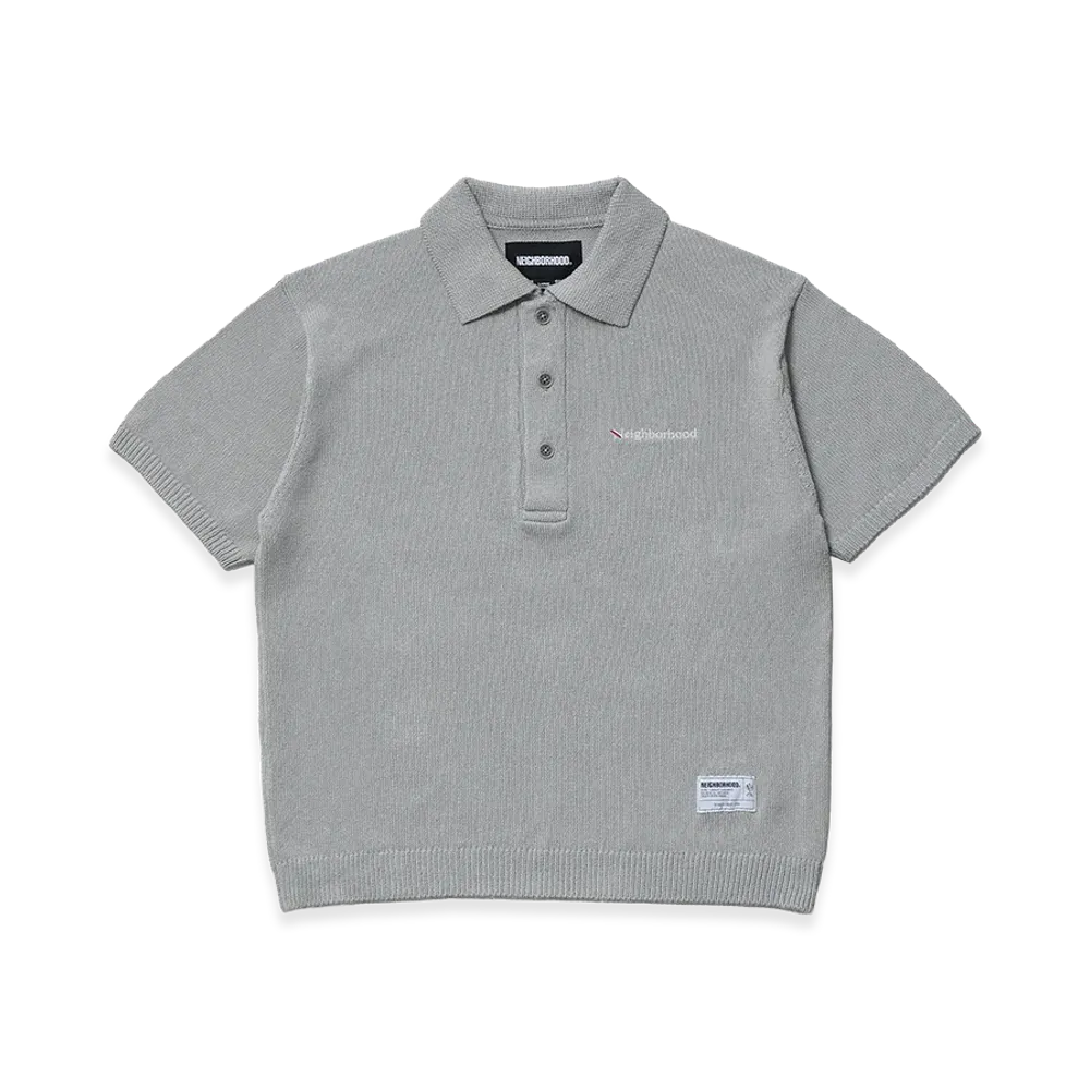NEIGHBORHOOD Knit Polo SS "Gray"