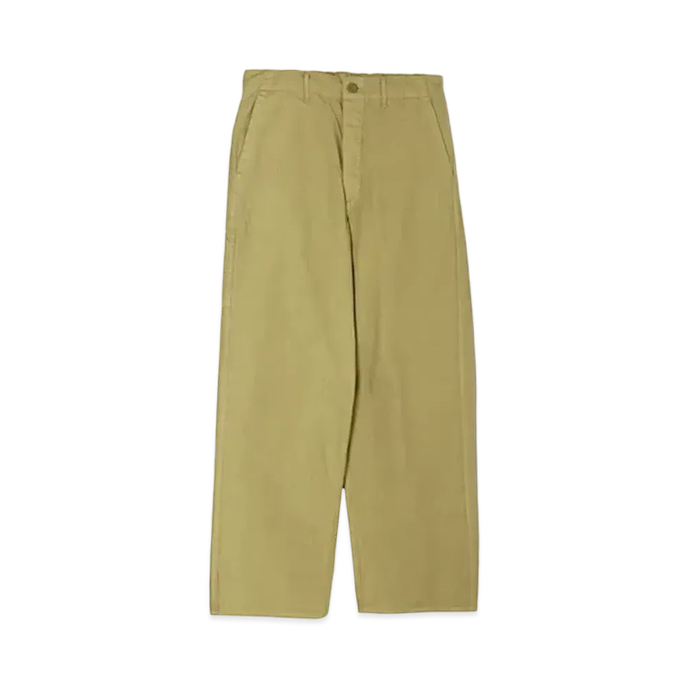 orSlow Wide Fit French Work Pants "Kahki"
