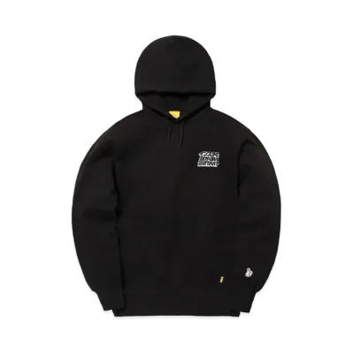 FR2 Why Look So Different Message Embroidery Hoodie "Black"