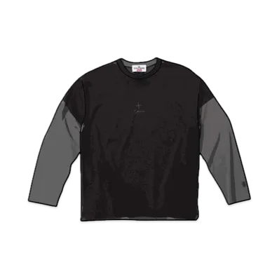 Supreme x Stone Island L/S Top "Black"