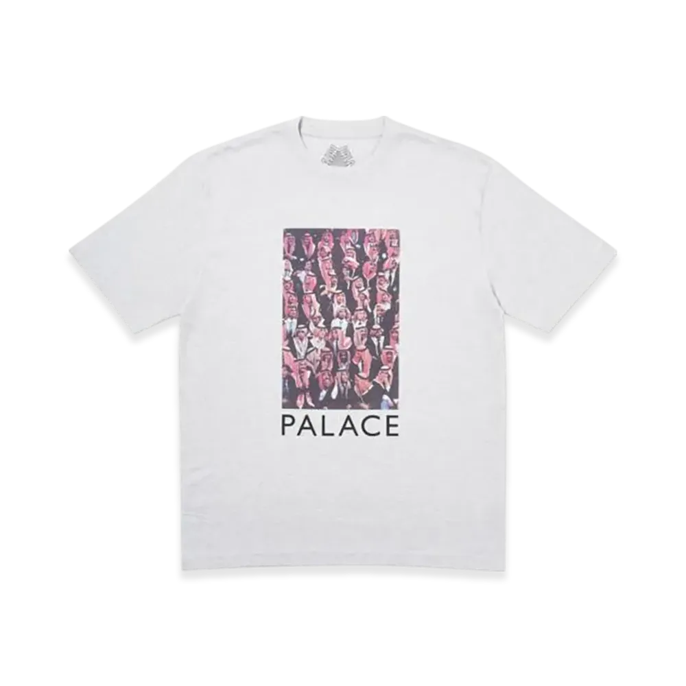 PALACE Large Up T-Shirt "Grey Marl"