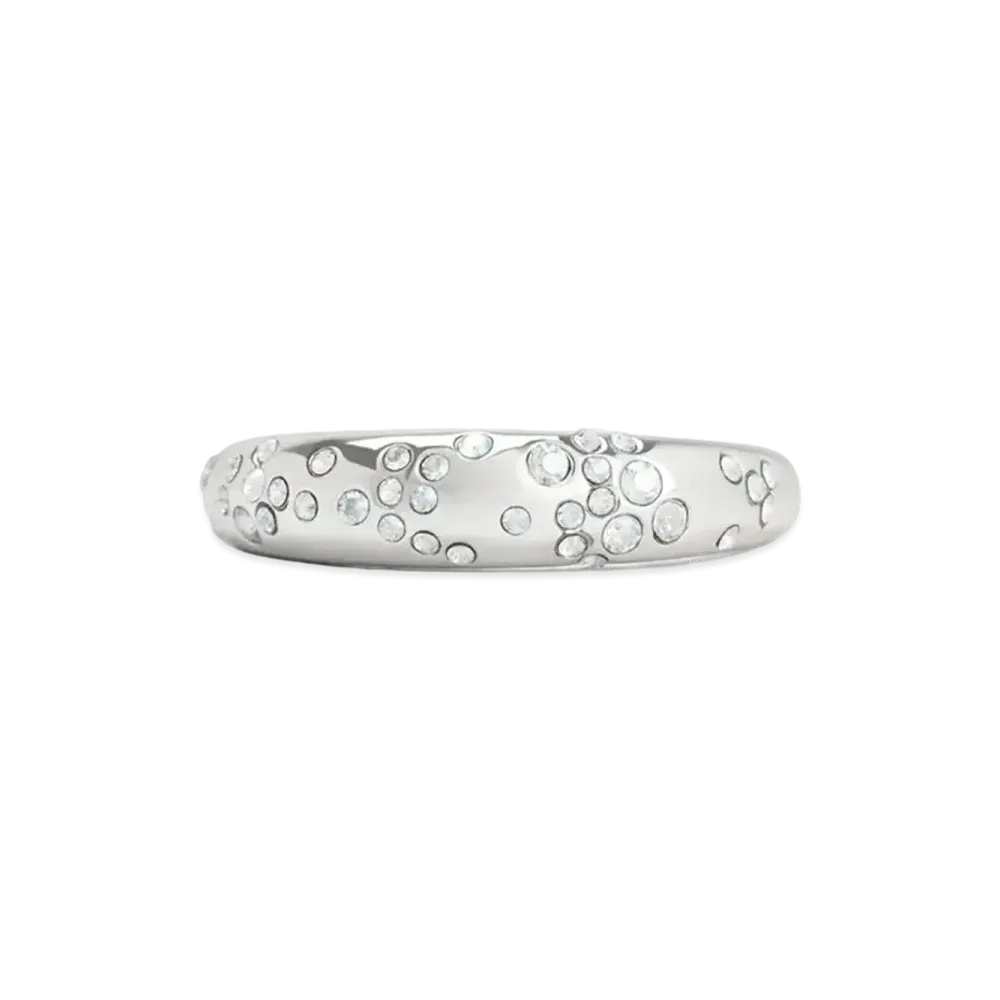 CHARLES & KEITH Reverie Crystal Dome Ring "Silver"