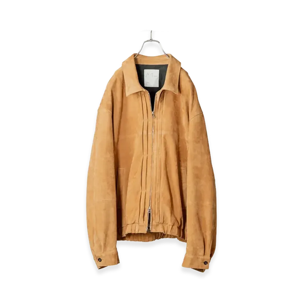 ANCELLM Geep Tuck Jacket "Camel"