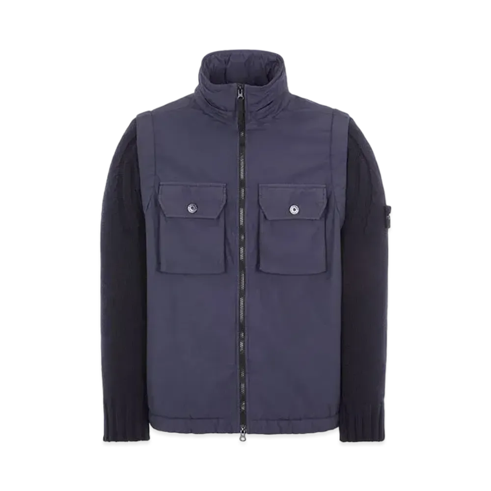 Stone Island 43812 NASLAN LIGHT WATRO WITH PRIMALOFT-TC "Ink Blue"
