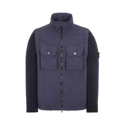 Stone Island 43812 NASLAN LIGHT WATRO WITH PRIMALOFT-TC "Ink Blue"