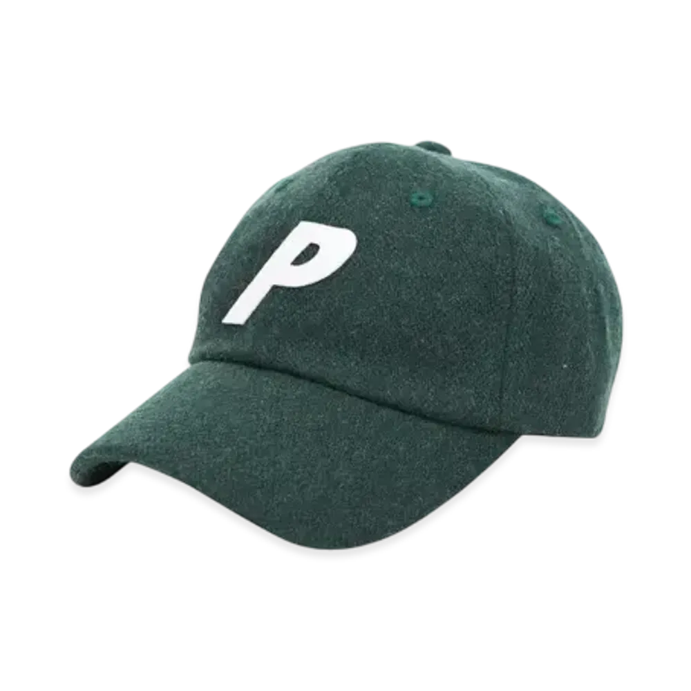 PALACE P 6-Panel Melton Wool "Green"