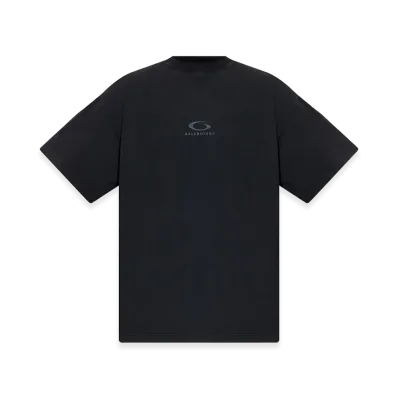 BALENCIAGA Loop Sports Icon Oversize T-shirt "Faded Black"