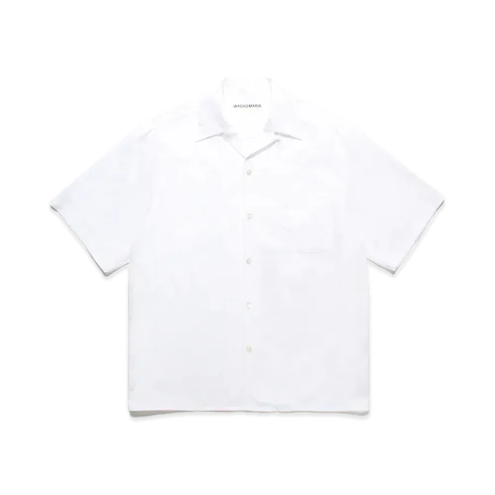 WACKO MARIA x Soktas Open Collar Shirt "White"