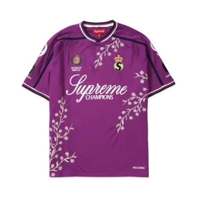 Supreme Floral Soccer Jersey "Purple"