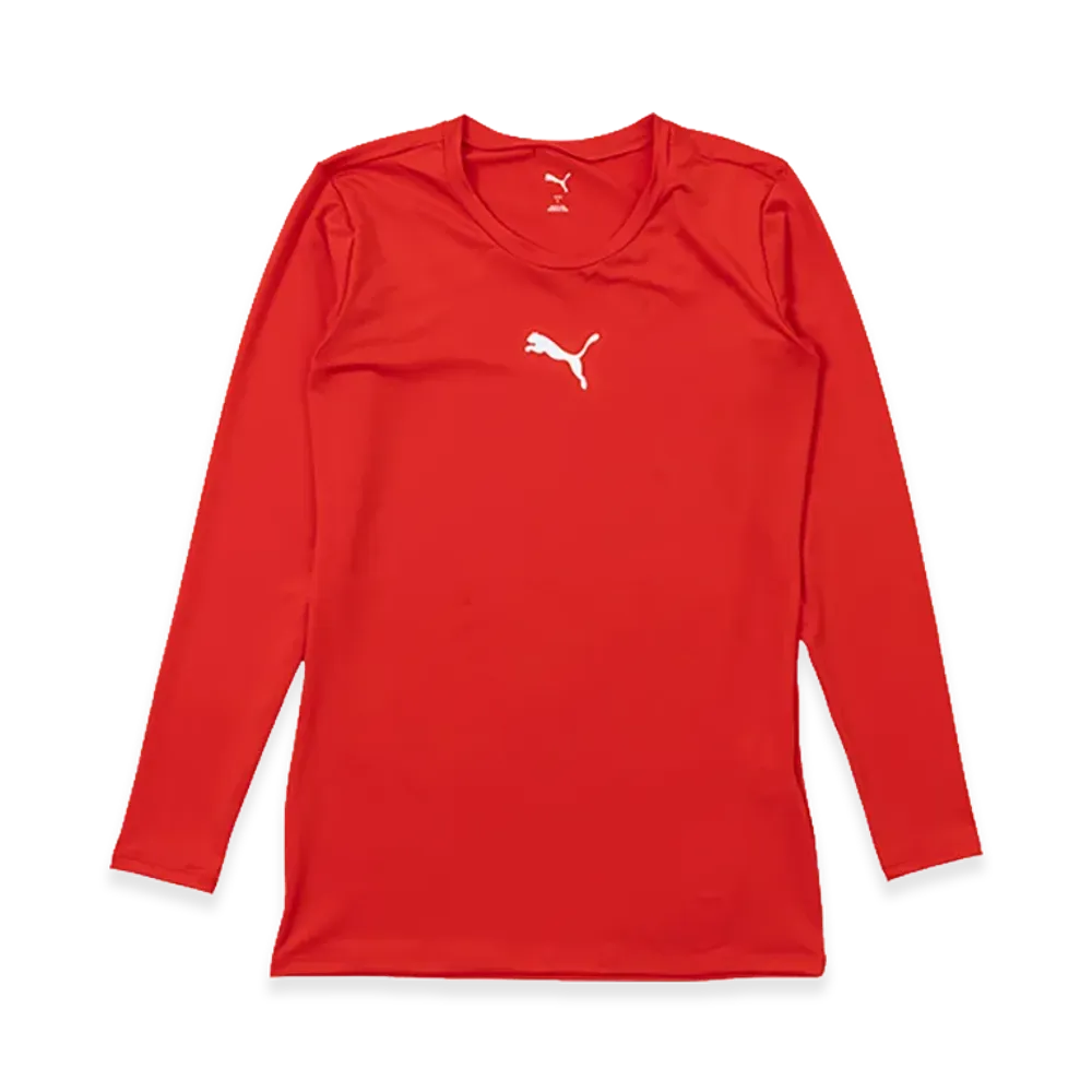 PUMA Compression Crew Neck Long Sleeve Shirt "Puma Red"